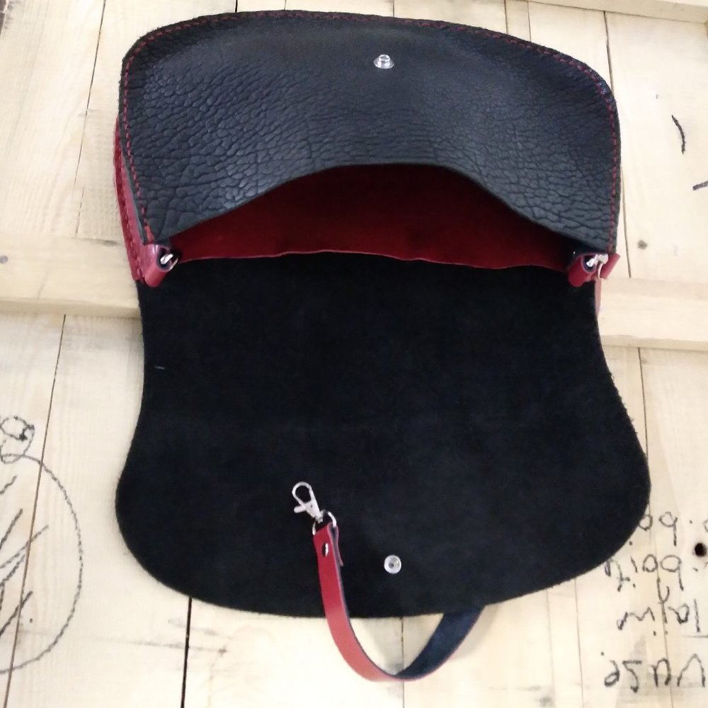 Custom Hand Made Leather Crossbody Purse